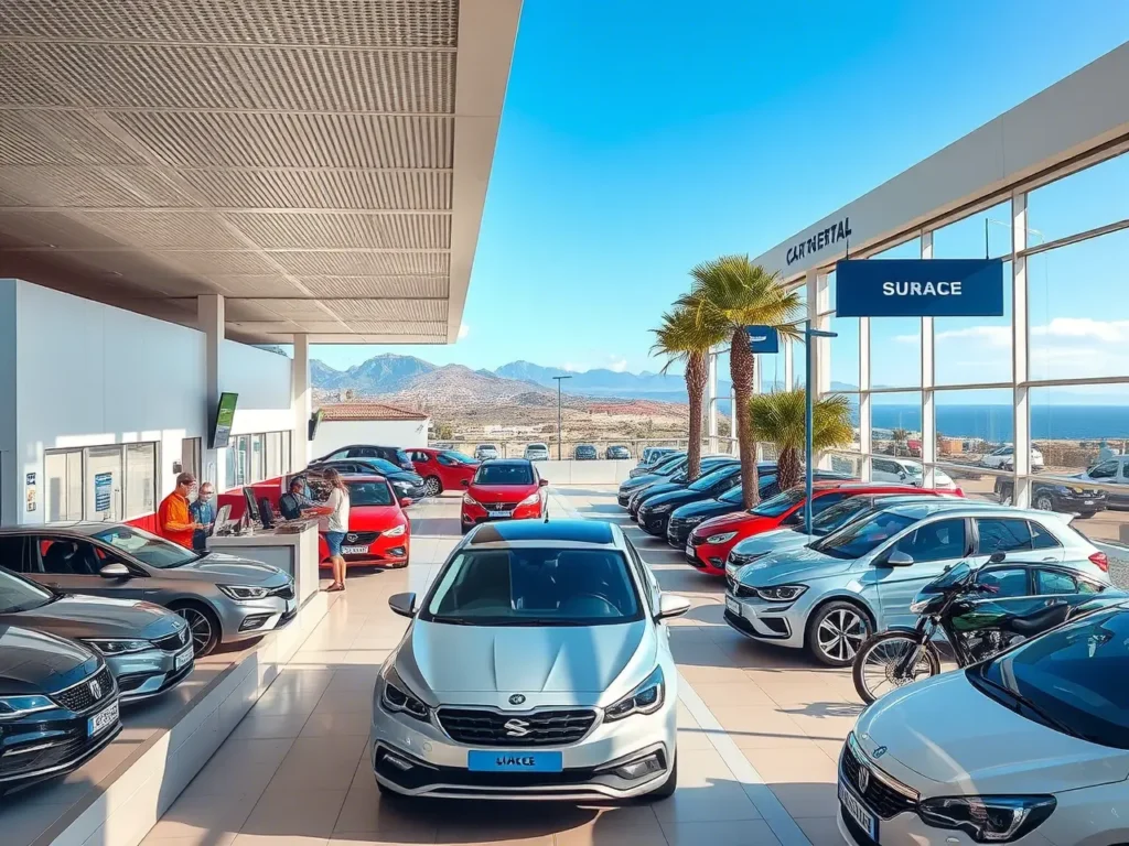 Aluguer de automóveis em Tenerife